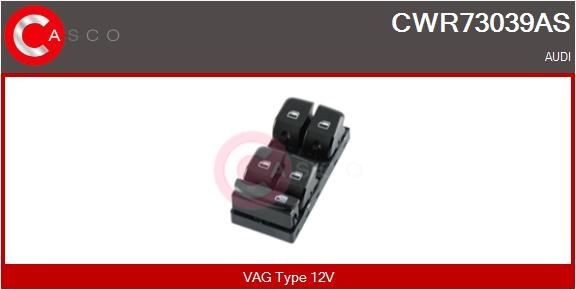 CASCO Διακόπτης, γρύλος παραθύρου CWR73039AS Διακόπτες ηλεκτρικών παραθύρων αυτοκινήτων CASCO A4 CWR73039AS φθηνά