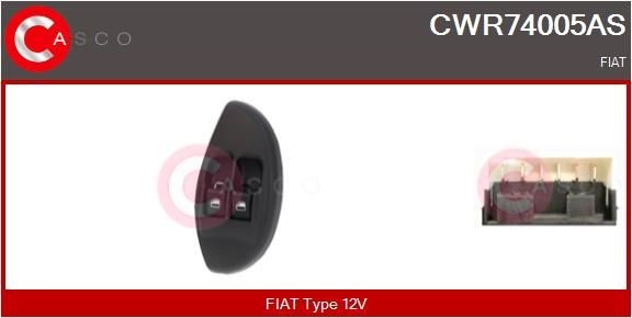 Interruptor, elevadores dos vidros CASCO CWR74005AS CASCO CWR74005AS: Interruptor elevadores dos vidros Fiat PALIO 2001