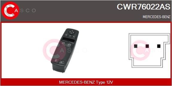 CASCO Window switch CWR76022AS CWR76022AS CASCO window switch for MERCEDES-BENZ GLK