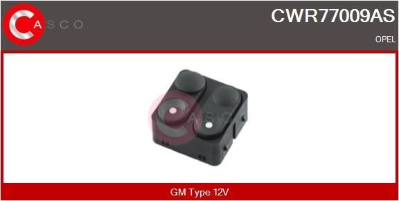 CASCO Bouton de lève-vitre CWR77009AS Opel COMBO Interrupteur de vitres électriques CASCO CWR77009AS