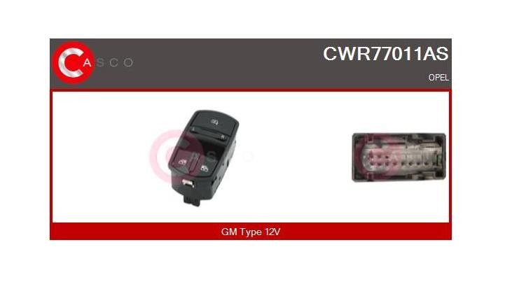 CASCO Bouton de lève-vitre CWR77011AS Bouton de vitre CASCO COMBO CWR77011AS pas cher