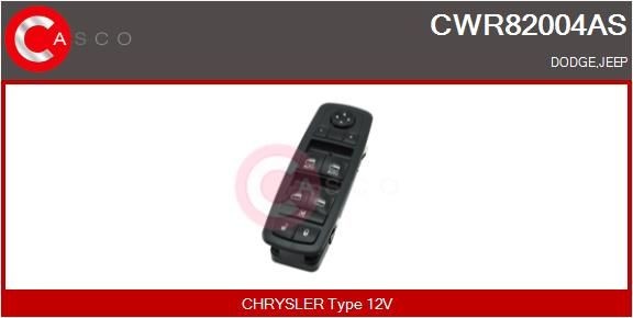 CASCO Slēdzis, Stikla pacēlājmehānisms CWR82004AS CASCO CWR82004AS Stikla pacēlāja slēdzis AUDI 90 cena