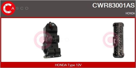 Interruttore, Alzacristallo CASCO CWR83001AS CASCO CWR83001AS costo Pulsantiera alzacristalli Honda FR-V 2016