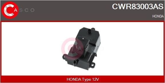CASCO Bryter, vindusheis CWR83003AS Vindusbryter Honda BE CWR83003AS CASCO