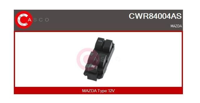 Spínač elektrického otvárania okien CASCO CWR84004AS CASCO CWR84004AS Spínač elektrického otvárania okien MAZDA 3 2014