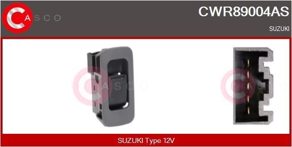 CASCO Raam schakelaar CWR89004AS CWR89004AS Raamschakelaar SUZUKI SWIFT CASCO