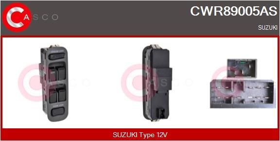 Raam schakelaar CASCO CWR89005AS CASCO CWR89005AS Raam schakelaar SUZUKI GRAND VITARA 2018
