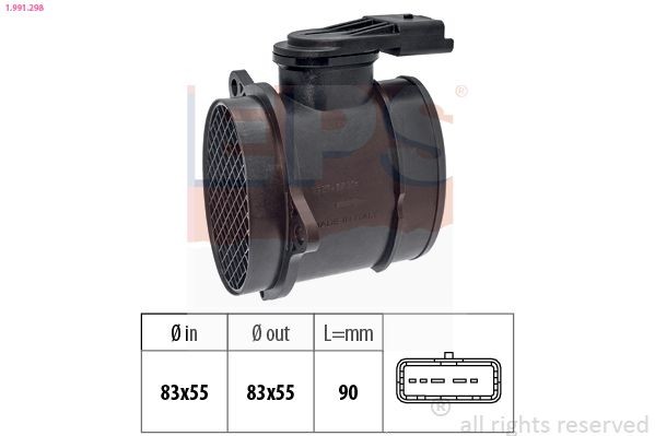 EPS Luchtmassameter (LMM) 1.991.298 MAF EPS ACCENT 1.991.298 goedkoop
