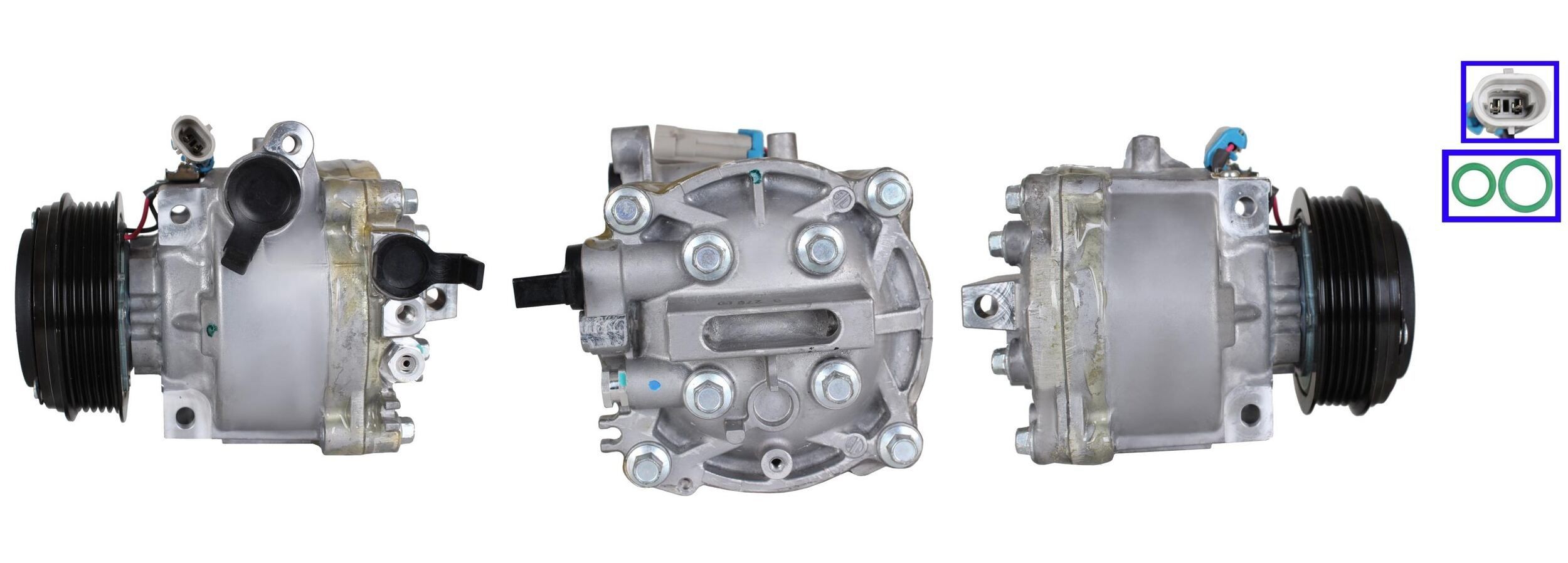 LUCAS Klimakompressor ACP01222 Kompressor LUCAS Abarth 500 / 595 / 695 ACP01222