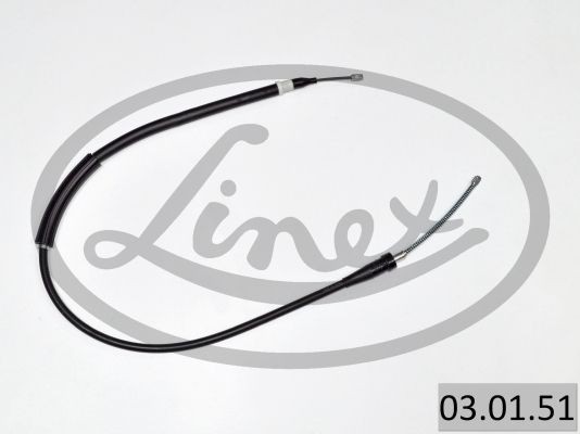 LINEX Handbremsseil 03.01.51 03.01.51 Handbremsseil LINEX AUDI CABRIOLET