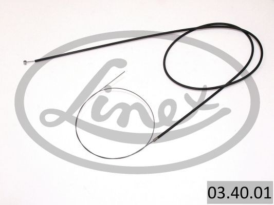 LINEX Motora pārsega slēdzenes trose 03.40.01 LINEX 03.40.01 Motora pārsegs Renault Symbol lēti