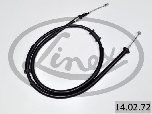 LINEX Tautrekk, driftsbremse 14.02.72 Bremsewire LINEX Fiat 124 14.02.72