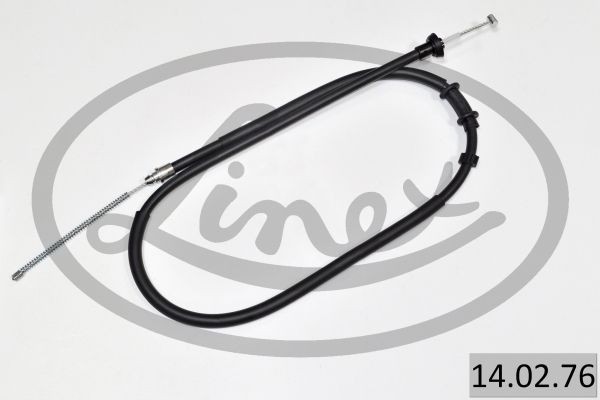 LINEX Cable, service brake 14.02.76 14.02.76 LINEX handbrake cable for PORSCHE 968