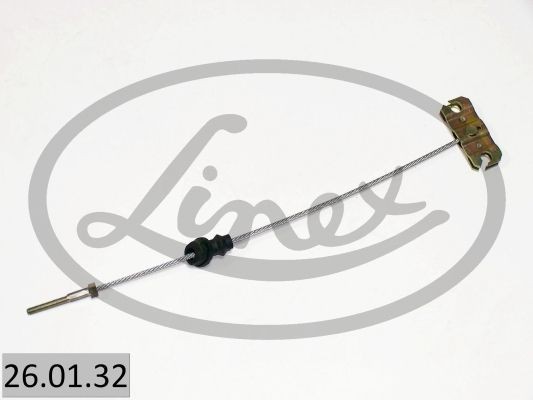 LINEX Cable, service brake 26.01.32 26.01.32 LINEX handbrake cable MAZDA 626