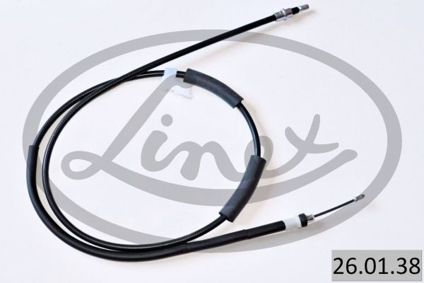 LINEX Cable, service brake 26.01.38 26.01.38 LINEX handbrake cable for MAZDA 626