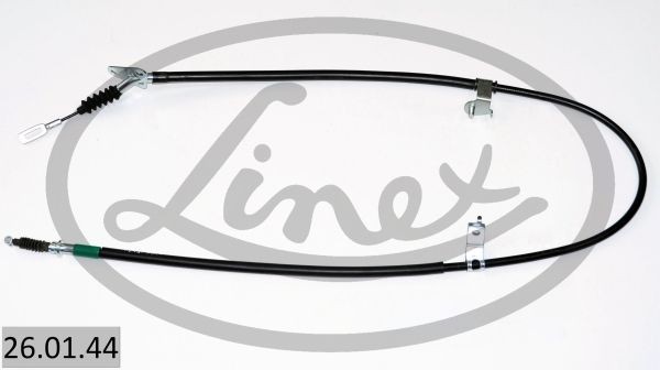 LINEX Cable, service brake 26.01.44 MAZDA 626 LINEX handbrake cable 260144