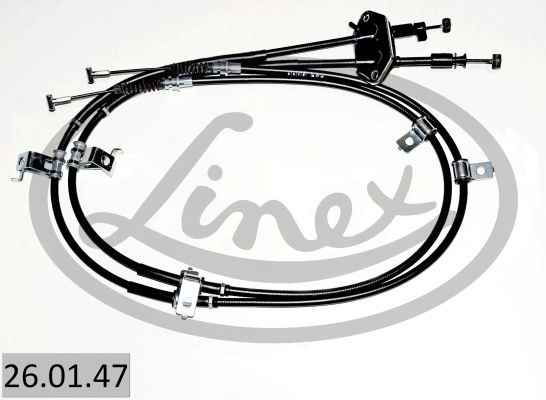 LINEX Kabel, arbejdsbremse 26.01.47 LINEX 26.01.47 Mazda 6 GG Håndbremsekabel originale pris