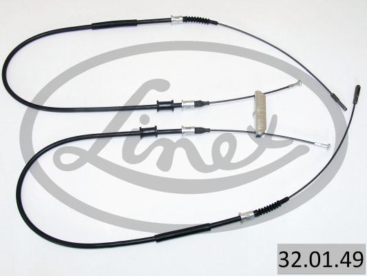 LINEX Żażné lanko prevádzkovej brzdy 32.01.49 32.01.49 Lanko ručnej brzdy OPEL CASCADA LINEX