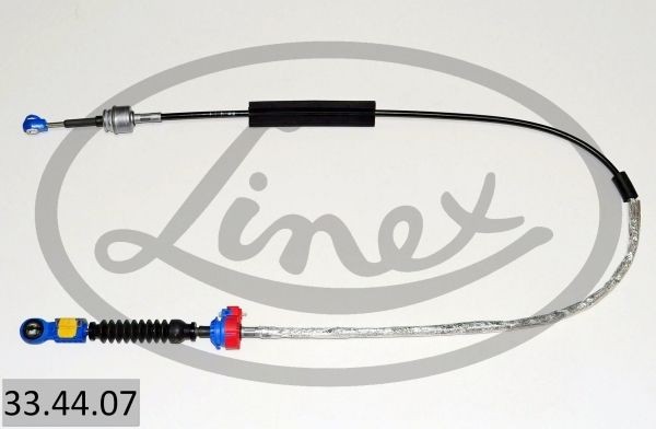 Tirette à câble, boîte de vitesse manuelle LINEX 33.44.07 LINEX 33.44.07: Tirette à câble boîte de vitesse manuelle Peugeot 407 2018