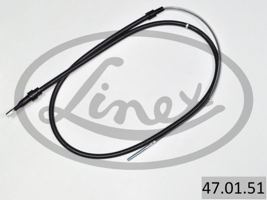 LINEX Żażné lanko prevádzkovej brzdy 47.01.51 47.01.51 Lanko ručnej brzdy LINEX VOLKSWAGEN TOURAN