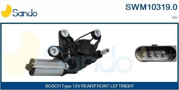 SANDO Viskermotor SWM10319.0 Vinduesvisker motor SANDO Volkswagen SCIROCCO SWM10319.0