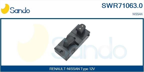 SANDO Spínač elektrického otvárania okien SWR71063.0 SWR71063.0 Vypinac na stahovanie okien NISSAN CABSTAR E SANDO