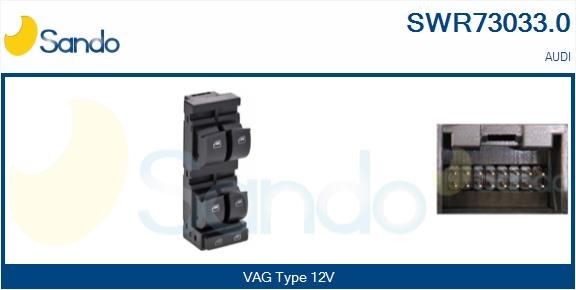 SANDO Kontakt, rudehejs SWR73033.0 SANDO Kontakt rudehejs AUDI SWR73033.0