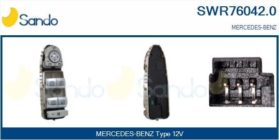 SANDO Window switch SWR76042.0 SWR76042.0 SANDO window switch MERCEDES-BENZ E-Class