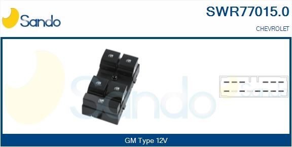 SANDO Kontakt, rudehejs SWR77015.0 Kontakt rudehejs SANDO CHEVROLET SWR77015.0