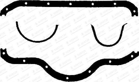 GOETZE Pakningssæt, bundkar 23-24400-01/0 23-24400-01/0 Bundkarpakning RENAULT MEGANE GOETZE