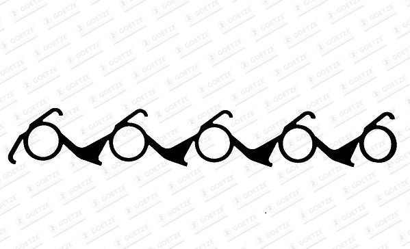GOETZE Tetning, innsugningsmanifold 31-025171-30 Innsugspakning GOETZE DAEWOO 31-025171-30