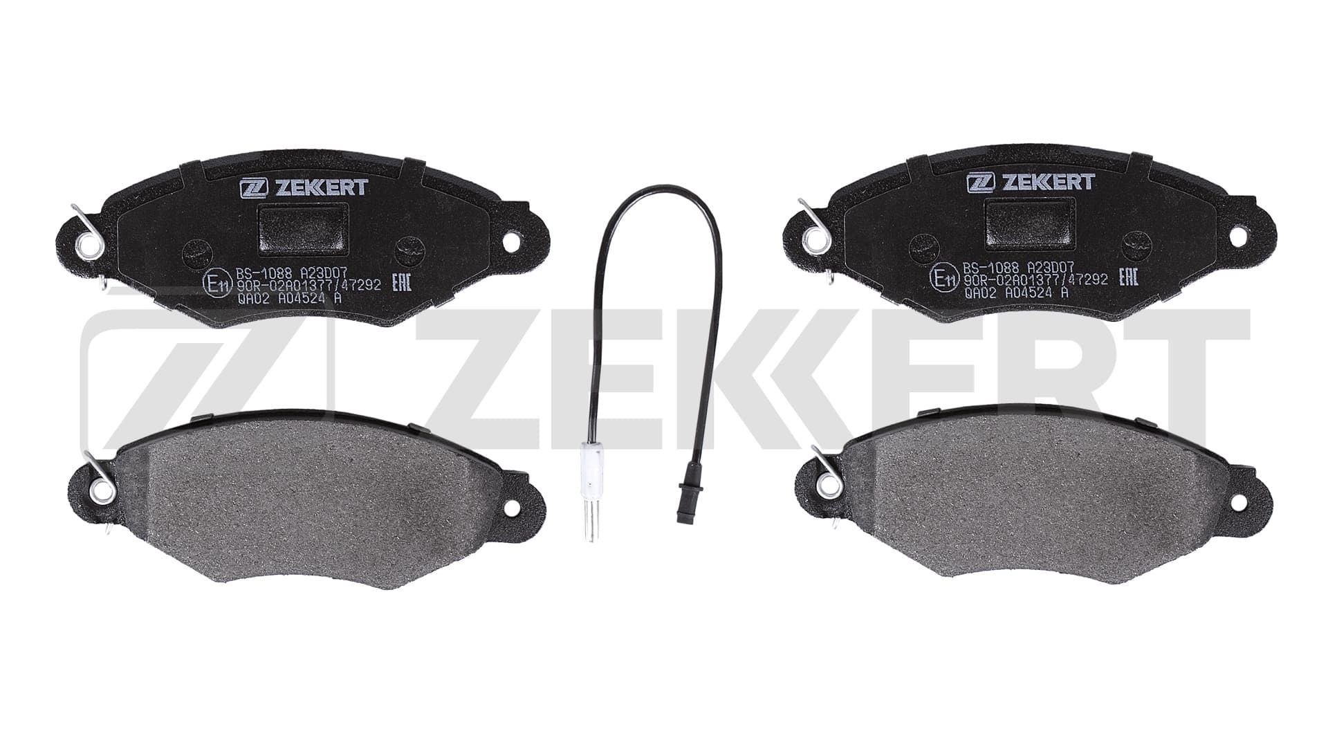 ZEKKERT Kit pastiglie freni BS-1088 BS-1088 costo Pastiglie dei freni RENAULT TWINGO ZEKKERT