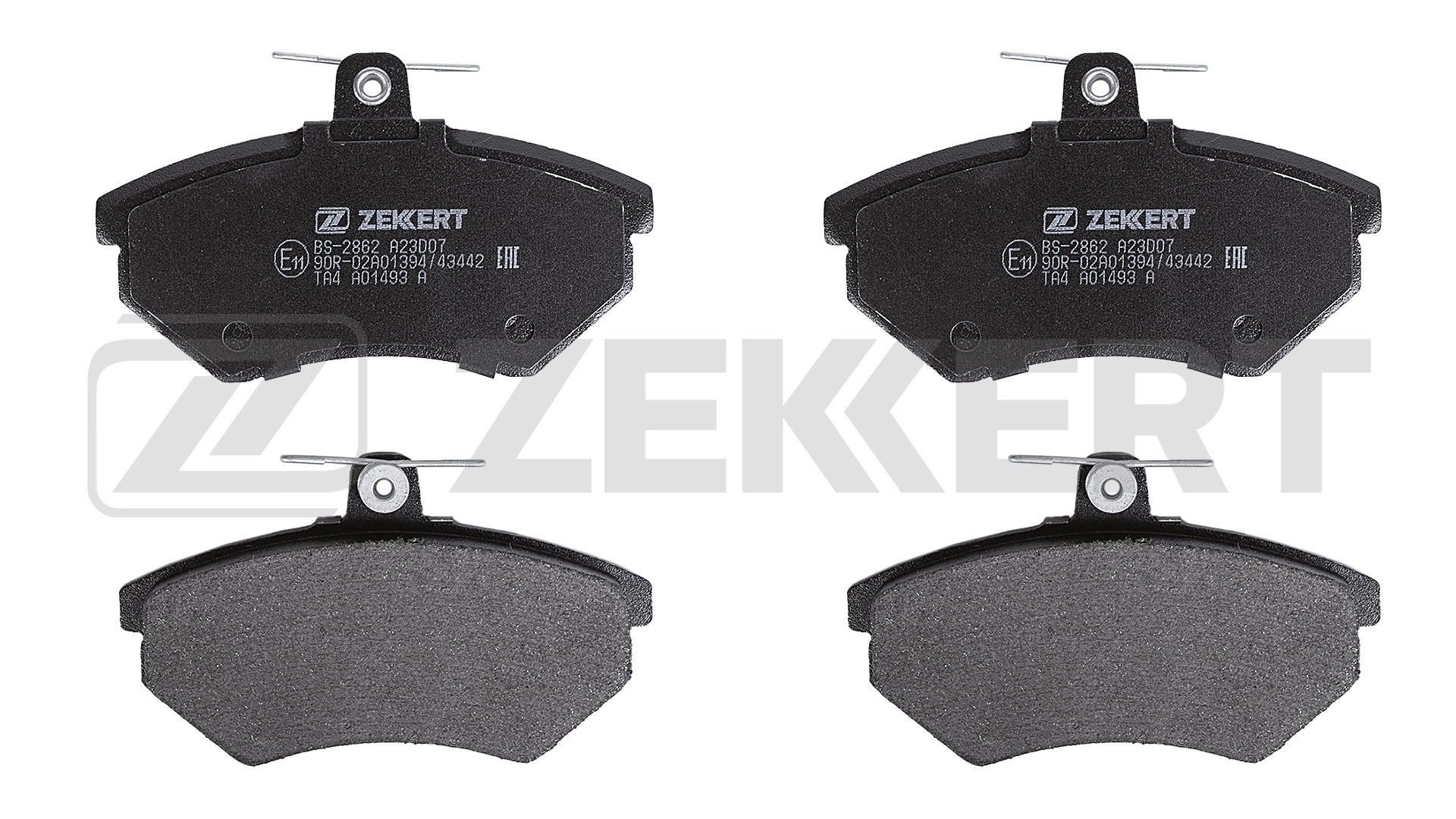 ZEKKERT Τακάκια φρένων BS-2862 Τακάκια δισκόφρενων ZEKKERT Seat ARONA BS-2862