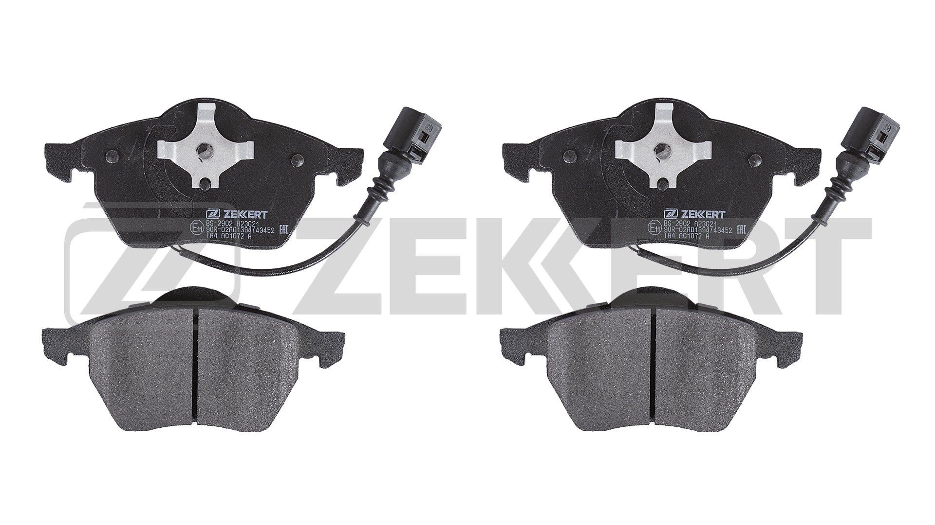 ZEKKERT Pastilhas de travão BS-2902 Pastilhas de freio ZEKKERT Seat ARONA BS-2902