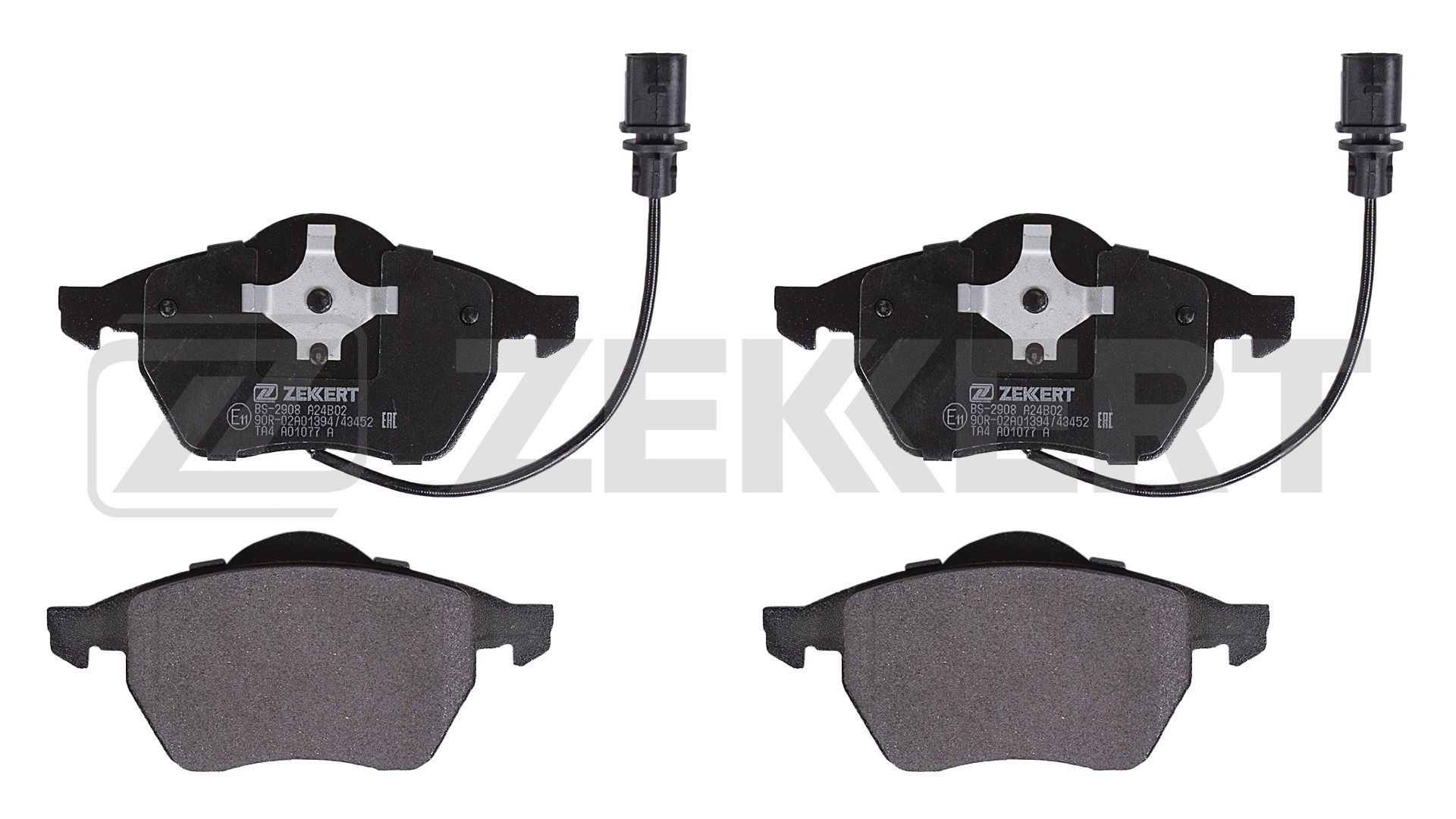 ZEKKERT Plaquettes de frein BS-2908 Kit de plaquettes de frein SEAT ZEKKERT BS-2908