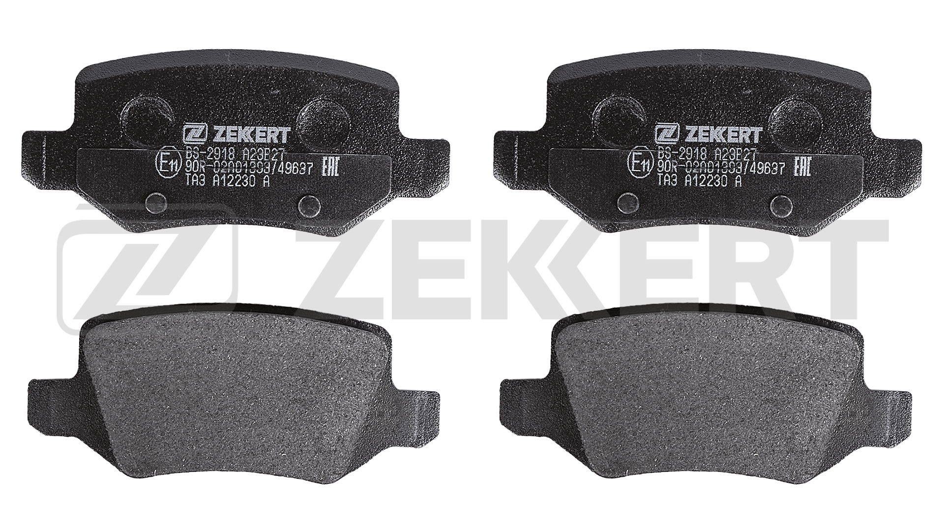 ZEKKERT Pastilhas de travão BS-2918 Pastilha MERCEDES-BENZ ZEKKERT BS-2918