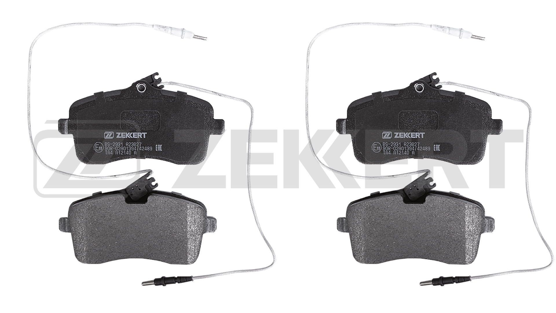 ZEKKERT Bremseklodser BS-2931 Bremseklodser ZEKKERT 309 BS-2931 billig