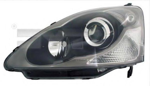Koplamp TYC 20-0340-05-2 TYC 20-0340-05-2: Koplamp Honda STREAM 2001