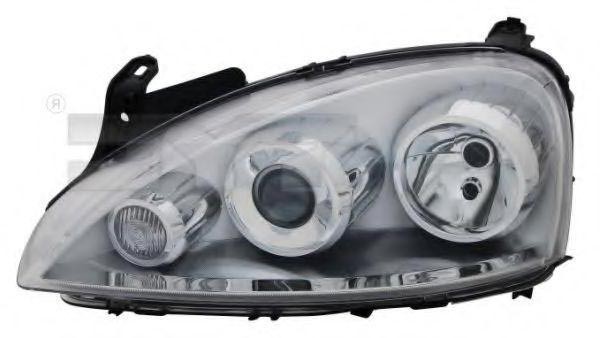 Projecteur principal TYC 20-0424-05-2 TYC 20-0424-05-2 Feux avant gauche et droit Opel COMBO 2004