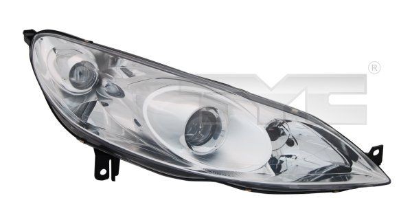 Headlight TYC 20-0449-05-2 TYC 20-0449-05-2 PEUGEOT 407 2025 headlights