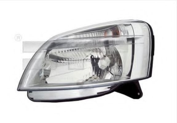 Projecteur principal TYC 20-0462-05-2 TYC 20-0462-05-2 Optique de phare PEUGEOT PARTNER 2007