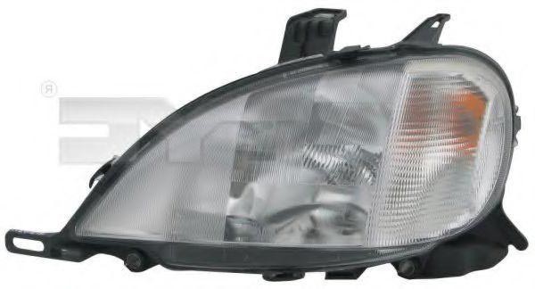 TYC Predné svetlo 20-0494-05-2 Hlavný svetlomet TYC Mercedes-Benz VARIO 20-0494-05-2