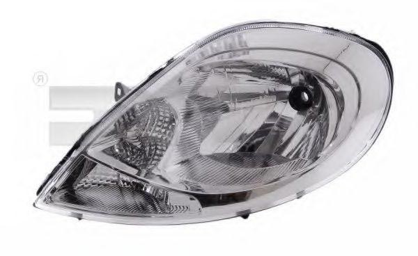 Frontlykter TYC 20-1100-35-2 TYC 20-1100-35-2: Hovedlykter Nissan PRIMASTAR 2019