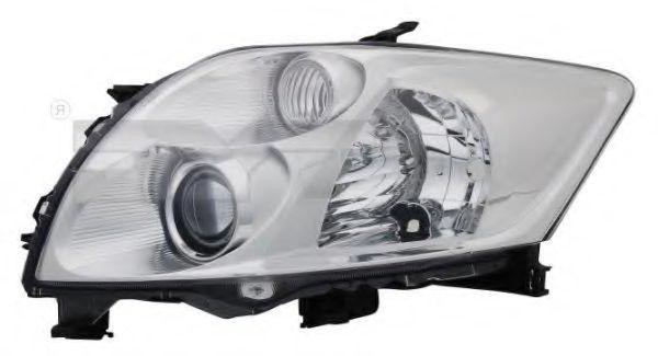 Projecteur principal TYC 20-11338-15-2 TYC 20-11338-15-2 Feux avant TOYOTA AURIS 2012