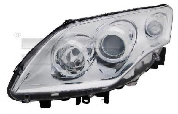 Farol principal TYC 20-11352-05-2 TYC 20-11352-05-2: Faróis Renault LAGUNA 2010