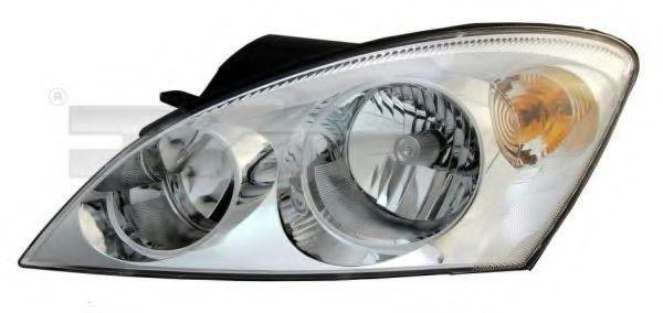 Headlight TYC 20-11856-15-2 TYC 20-11856-15-2 2010 KIA PROCEED headlights