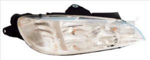 Frontlykter TYC 20-3701-08-2 TYC 20-3701-08-2 Frontlys PEUGEOT 406 1999