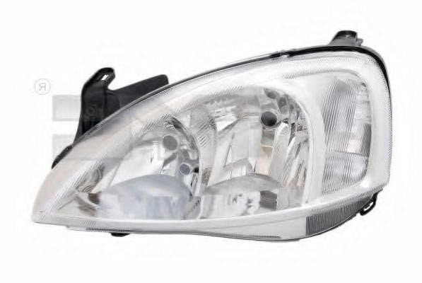 Φανάρια εμπρός TYC 20-6066-05-2 TYC 20-6066-05-2 Προβολείς bi-xenon και αλογόνου Opel COMBO 2010