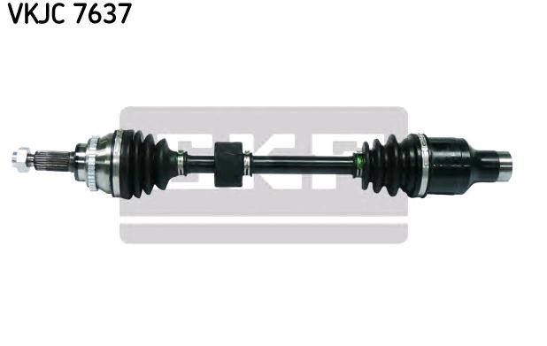 SKF Veio de transmissão VKJC 7637 SKF VKJC7637 Veio de transmissão Fiat IDEA originais