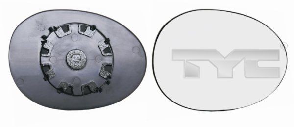 Vetro specchio, specchio esterno TYC 305-0116-1 TYC 305-0116-1 Vetro specchietto retrovisore PEUGEOT 107 2006